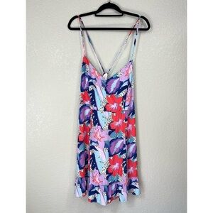 NWT Forever 21+ Lace Up Floral Dress